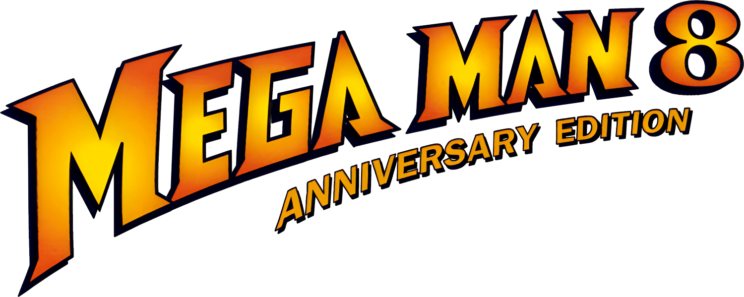 Mega Man 8 logo for Playstation